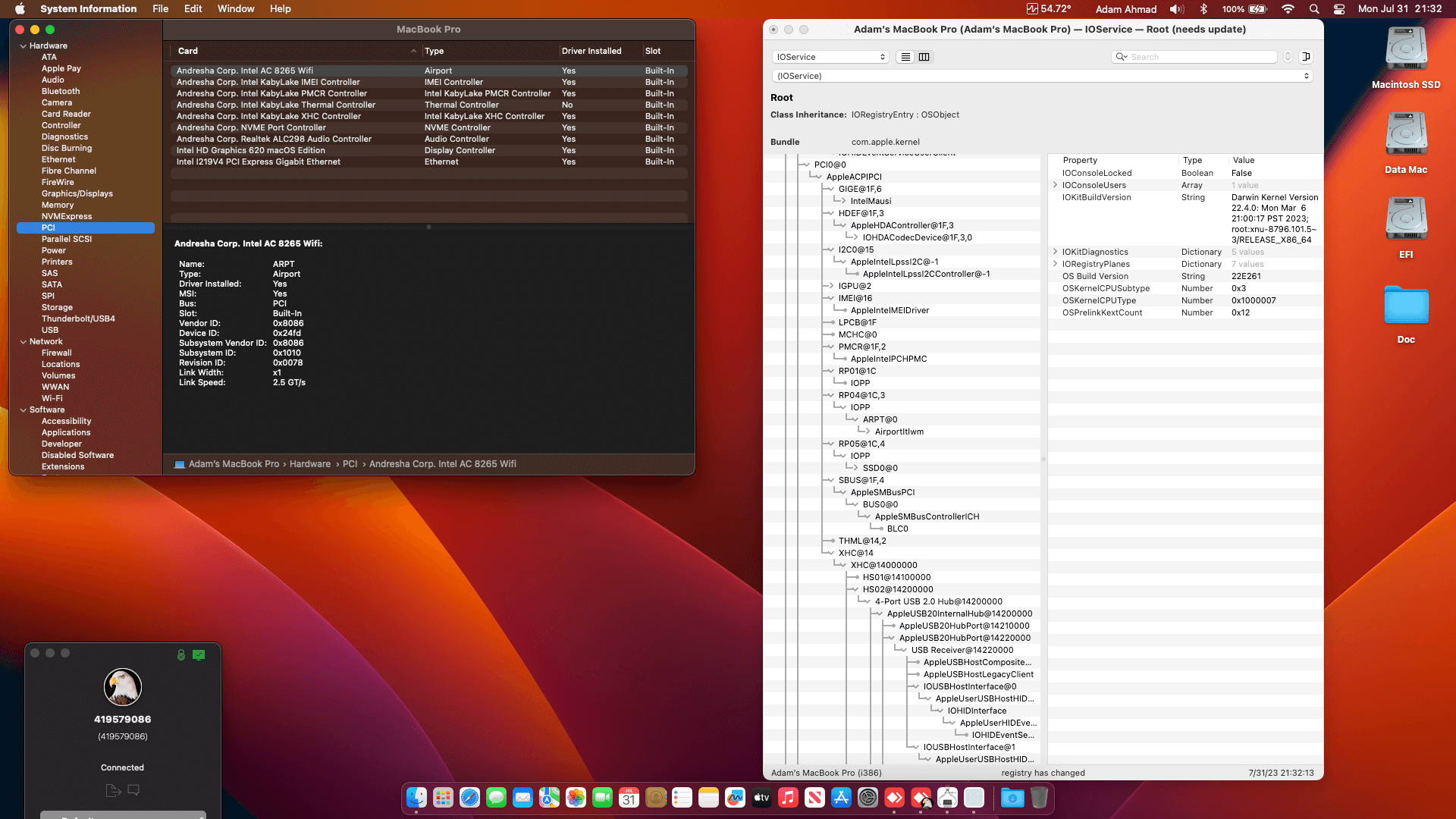 Lenovo Thinkpad 13 Gen 2 4th [KabyLake   Intel HD 620 + PS2]   OpenCore 1